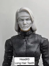 3d Printed COMBAT OF MORTALS MILENA JADE KITANA HEAD#3 1:10 7" DC MULTIVERSE 