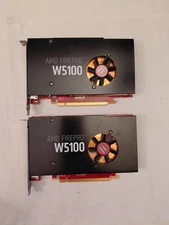 2x AMD FirePro W5100 4GB GDDR5 PCIe Graphics Video Card 4x DisplayPort 0W2C47