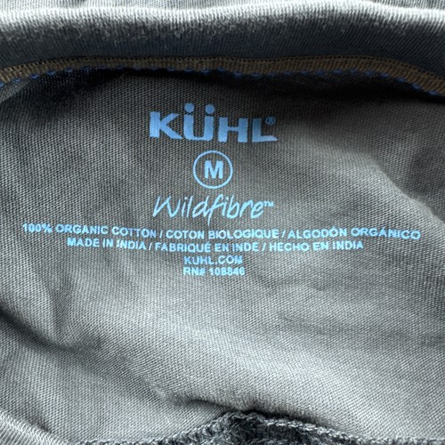 Kuhl Wildfibre T-Shirt Mens M Blue Short Sleeve Organic Cotton Hiking Outdoors - Picture 3 of 8
