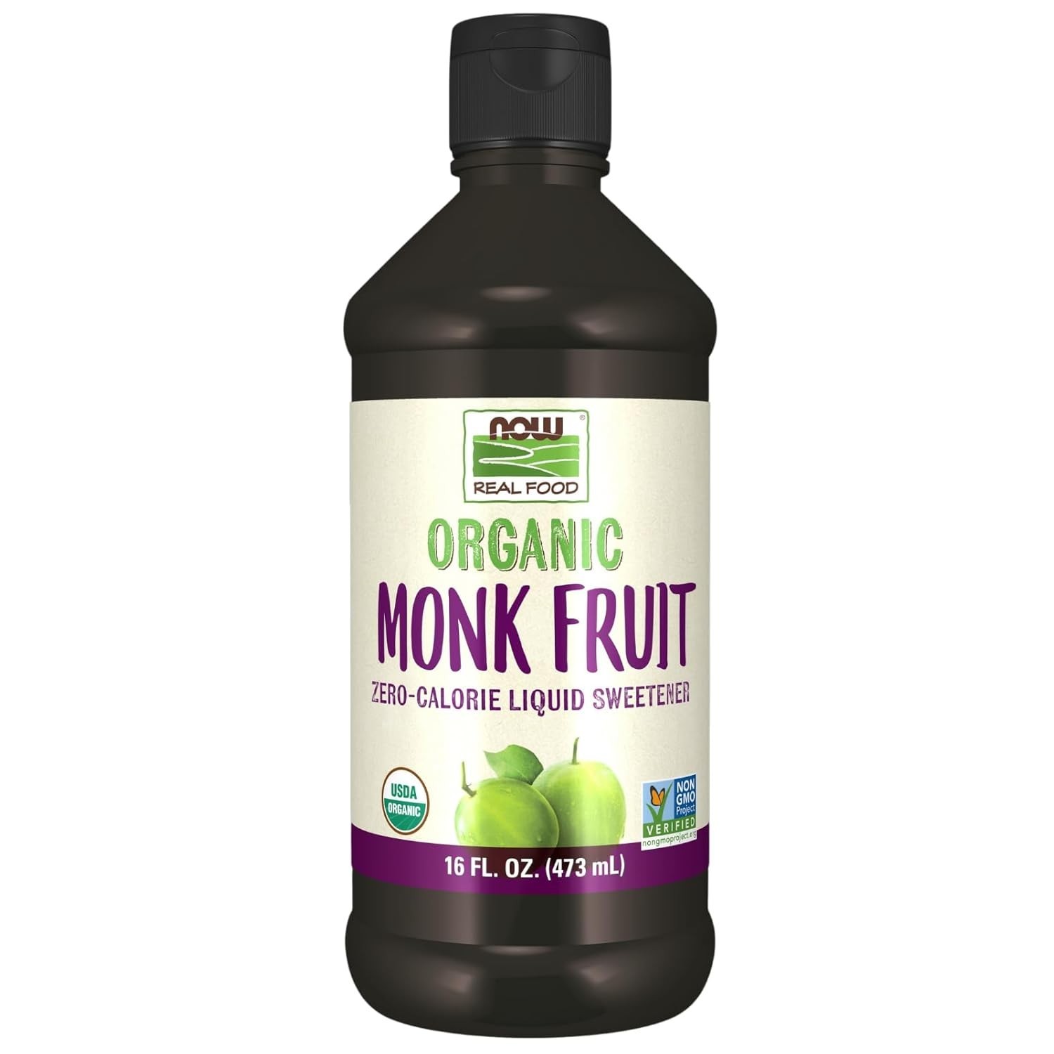NOW Foods, Monk Fruit Liquid Organic, Organic, 16 Fluid Ounces