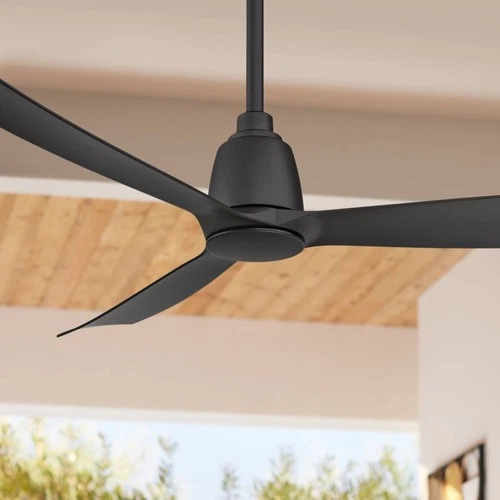 52" Fanimation Kute Black Damp Modern Smart Ceiling Fan - Picture 1 of 5