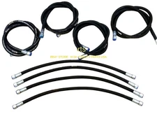 JCB HOSE  3/8 Bsp Front Loader Arm Hose Kit L+R, 8 Pcs. 612/01100 612/01300