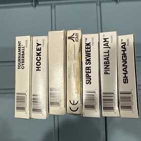 7 ATARI LYNX GAME LOT!  All CIB Hockey Larry Pinball LOOK