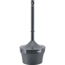 Global Industrial Steel Outdoor Ashtray 4-1/2 Gallon Gray