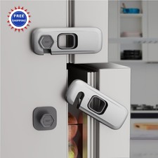 Child Proof Refrigerator Lock 5 Pack Oven Cabinet Fridge Safety Locks KIZZHISI
