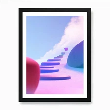 Stairway To Heaven 12 Art Print Framed Wall Art Poster Canvas Print Picture