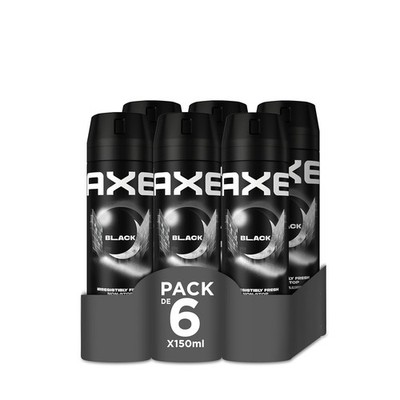 Axe Deodorant Bodyspray Black neue Formel 6er Pack , 6x150ml , OvP Neu