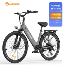 250W Bicicletta Elettrica HillMiles Milecity 1 Urban 26 Pollici 36V 13AH E-Bike