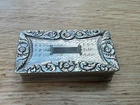 Superb Georgian Sterling Silver Vinaigrette By William Simpson Birmingham 1825.