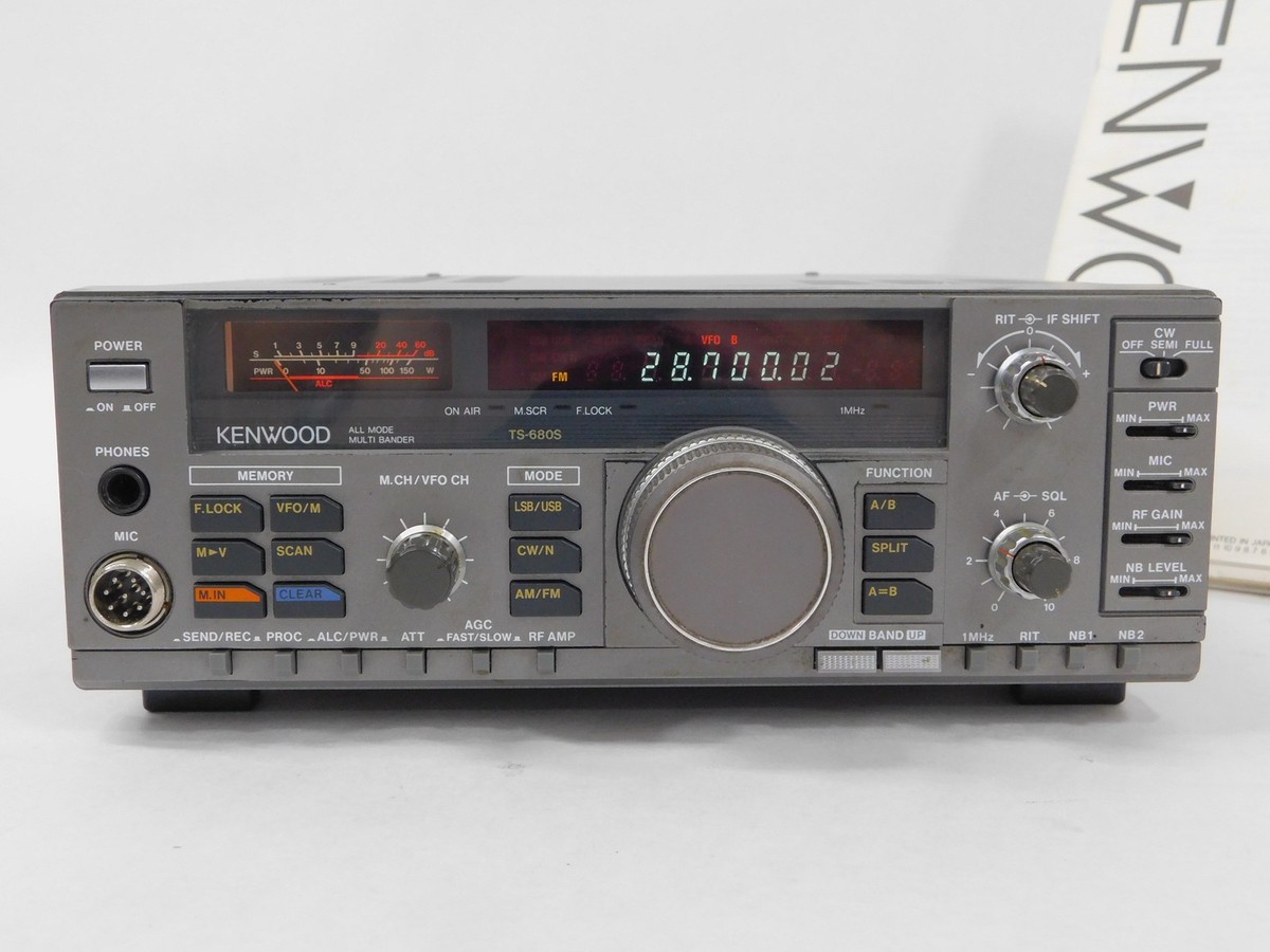 【KENWOOD】 TS－６８０S オールモードトランシーバー Kenwood TS-680S All Mode Multiband Transceiver Ham Radio
