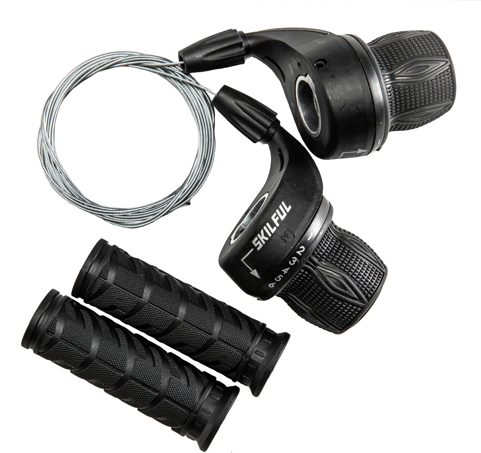 18 Speed Twist Grip Shifter 3x6 Left & Right Pair Bicycle Ge