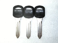 Lot of 3 Ilco B89-P / P1107 Key Blanks for GM Vehicles Mid 90' to Mid 00'-NEW