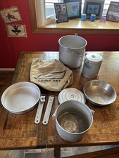 Vintage Sears and Roebuck Ted Williams 6 Party Camping Zestaw do gotowania: