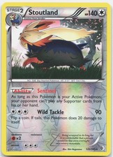 Stoutland Holo Rare Boundaries Crossed BCR Colorless Reverse Holo 122/149 LP on eBay