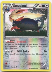 Stoutland 122/149 Boundaries Crossed Reverse Holo Rare