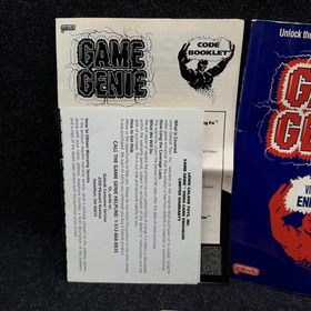 Galoob Game Genie Nintendo NES Game Cartridge Adapter 7356 With Manual Codebook