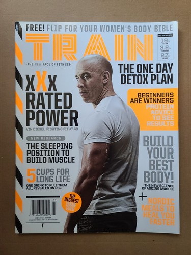 TRAIN Fitness Magazine Men & Women Body Health Sport - 2017 -  2018 -  2019