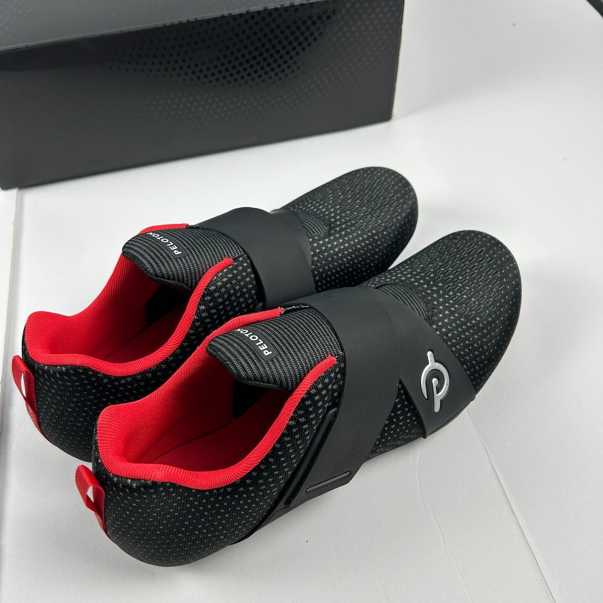 Peloton Altos Cycling Shoes BS03-01UB Black Red Mens  display picture 2