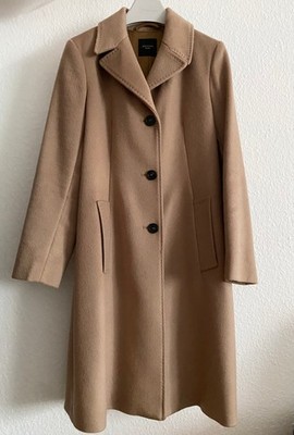 Max Mara Weekend Wool Mantel Camel Beige Gr. 38 It. 44