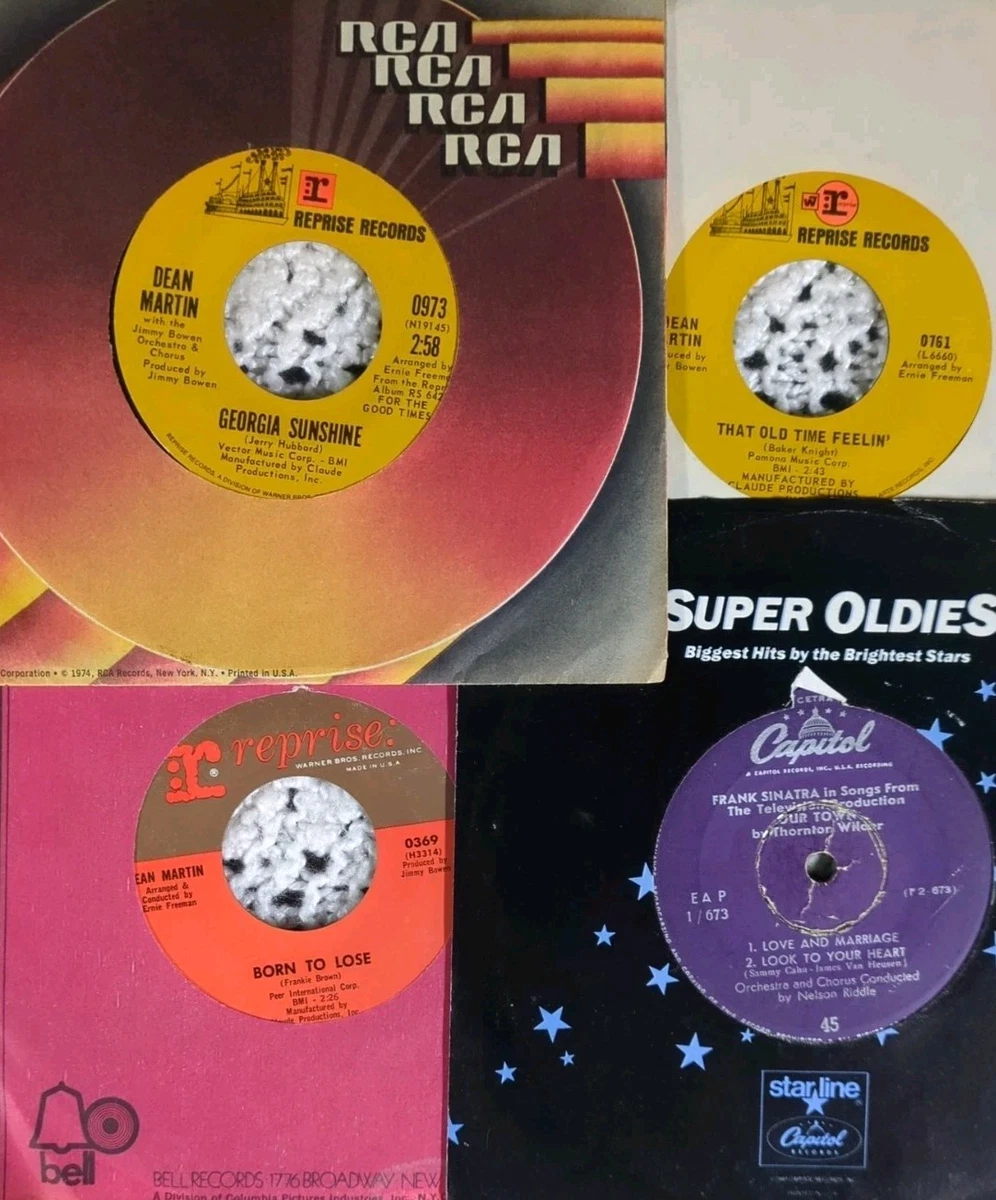 DEAN MARTIN ＆ 二枚 45RPM Dean Martin 45 RPM Speed Vinyl Records for sale | eBay