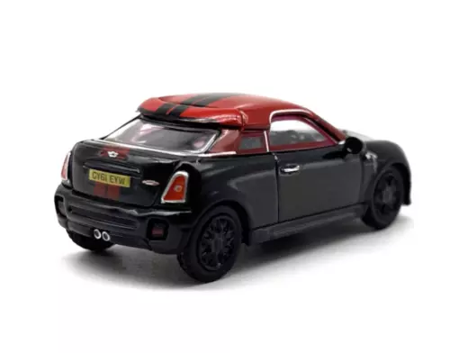 1:76 Red Mini Copper Coupe Sports Model Diecast Metal Car - Picture 8 of 8