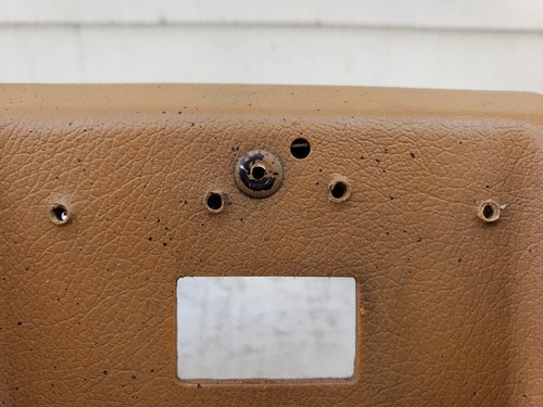 Spice Tan 87-95 Jeep Wrangler YJ Steering Speedometer Dash Instrument Bezel Trim - Picture 5 of 13