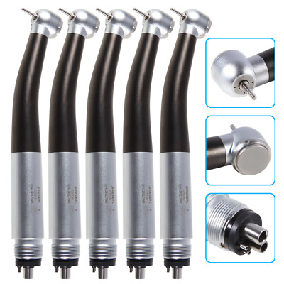 1-5 SKYSEA Dental High Speed Turbine Handpiece Push Button 4Hole 4Spray 