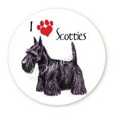 I Love Scottish Terriers Scotty Dog Scotties Scrapbook Stickers Envelope Seals
