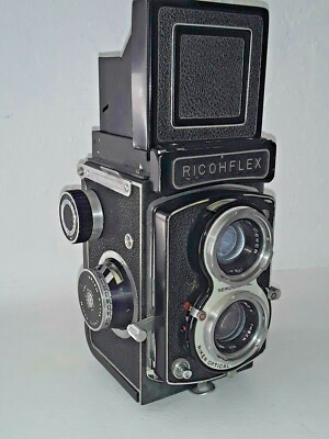 RicohFlex Dia カメラ80mm 3.5 1957 JAPAN RIKEN RICOHFLEX DIA L 80mm F/3.5 1:3.5 6X6 TLR 120 FILM