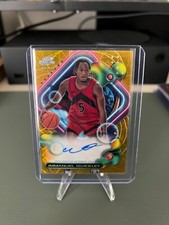 2023-24 Topps Chrome Cosmic Immanuel Quickley Gold Interstellar AU /50 #CCAV-IQ