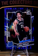 2023-24 Panini Donruss Optic Jalen Wilson RATED ROOKIE PURPLE SHOCK Prizm #206 