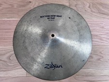 ZILDJIAN A AVEDIS 14-Inch Hi-Hat Bottom Side Cymbal New Beat 90s Vtg 1342g A0133