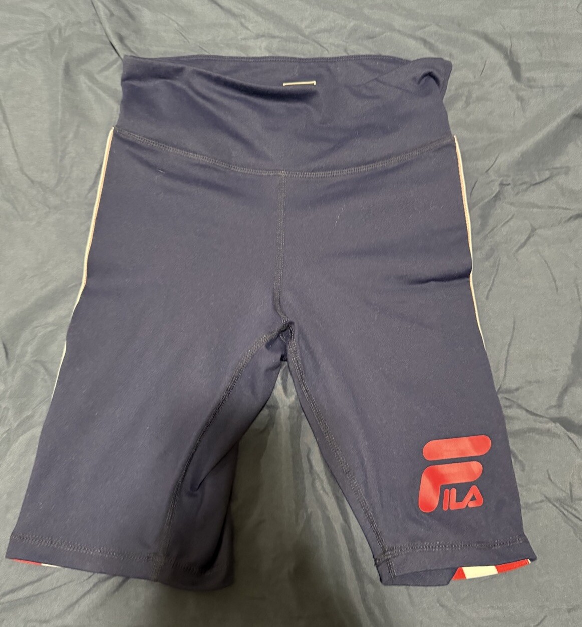 Pantaloncini leggings fascia logo Fila colore navy taglia S