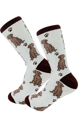 WEIMARANER SOCKS one size unisex soft combed  65%cotton 200 needle 
