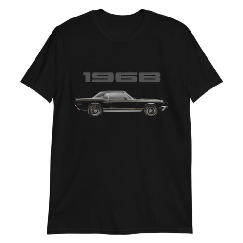 1968 Shelby Mustang Rare Classic Car Short-Sleeve Unisex T-Shirt - 第 1/7 張圖片