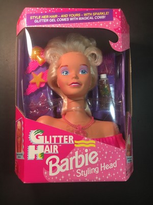 barbie glitter comb