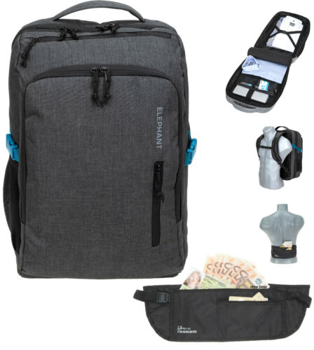 Reiserucksack Gepäck Rucksack Handgepäck IATA Elephant Fly Laptopfach Wahl+hb - Bild 6 von 72