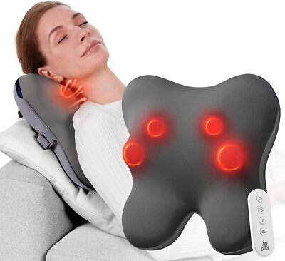 BOB AND BRAD EZBack-R Shiatsu-Rücken und Nackenmassagegerät mit Wärmefernbedienu