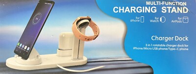 Multi Function iPhone Charging Stand Fast Charging Dock Organizer
