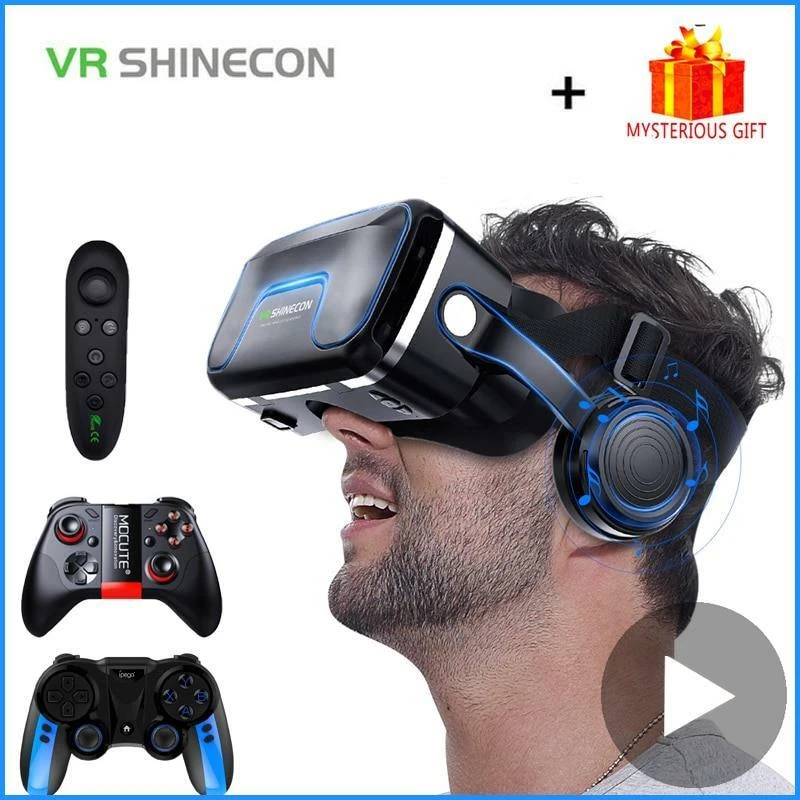 Gafas realidad virtual 3d vr box + control bluetooth VR BOX