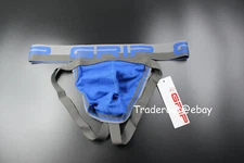 C-IN2 men deep ocean Blue Grip Mesh Jock strap jockstraps underwear size M L