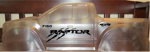 Vinyl paint masking stencil for Pro-Line Ford Raptor RC Body (Raptor #2) - Picture 1 of 3