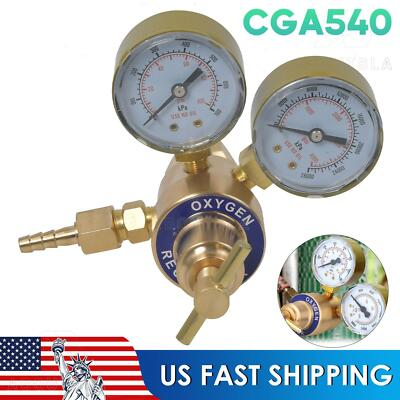 #ad #ad Oxygen Gas Welding Welder Regulator Pressure Gauge Victor Style Cutting CGA540 $27.99