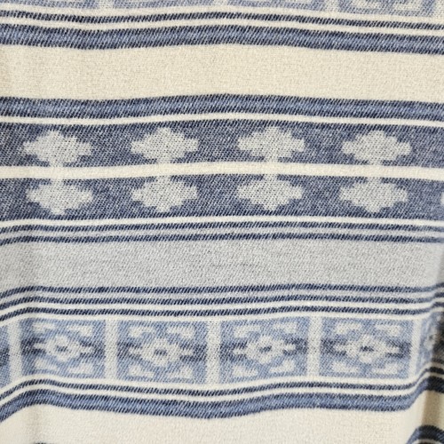 Cappotto giacca vintage BRAETAN misto lana azteca taglia M blu western Yellowstone - Foto 8 di 13