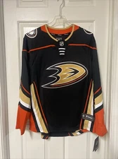 Anaheim Ducks NHL Hockey Jersey Fanatics Breakaway Mens L  Black Orange NWT