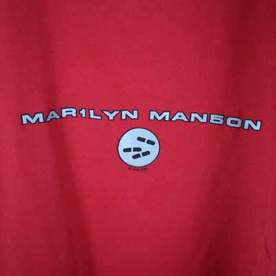 Vintage 1998 Marilyn Manson Mechanical Animals Tour Crop Top Vintage 1998 Marilyn Manson Mechanical Animals Tour Crop Top