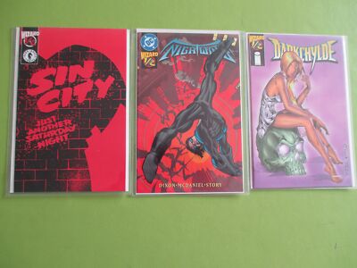 Wizard 1/2 Sin City, Nightwing, Darkchylde Limited Edition