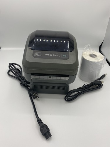 Zebra ZP500 Plus/ZP500 Label Thermal Printer with Cables & Labels VERY GOOD - 第 1/6 張圖片