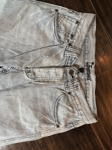 Topman Blue & White Sripe Shorts Size Uk 28 - Picture 4 of 7