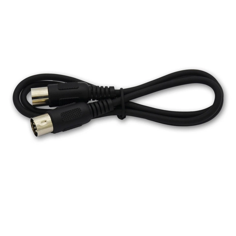 4, MIDI Cable 3 ft Male to Male 5 Pin DIN Plugs RoHS 4 Pack Lot Black 3 Feet New - Image 3 of 4
